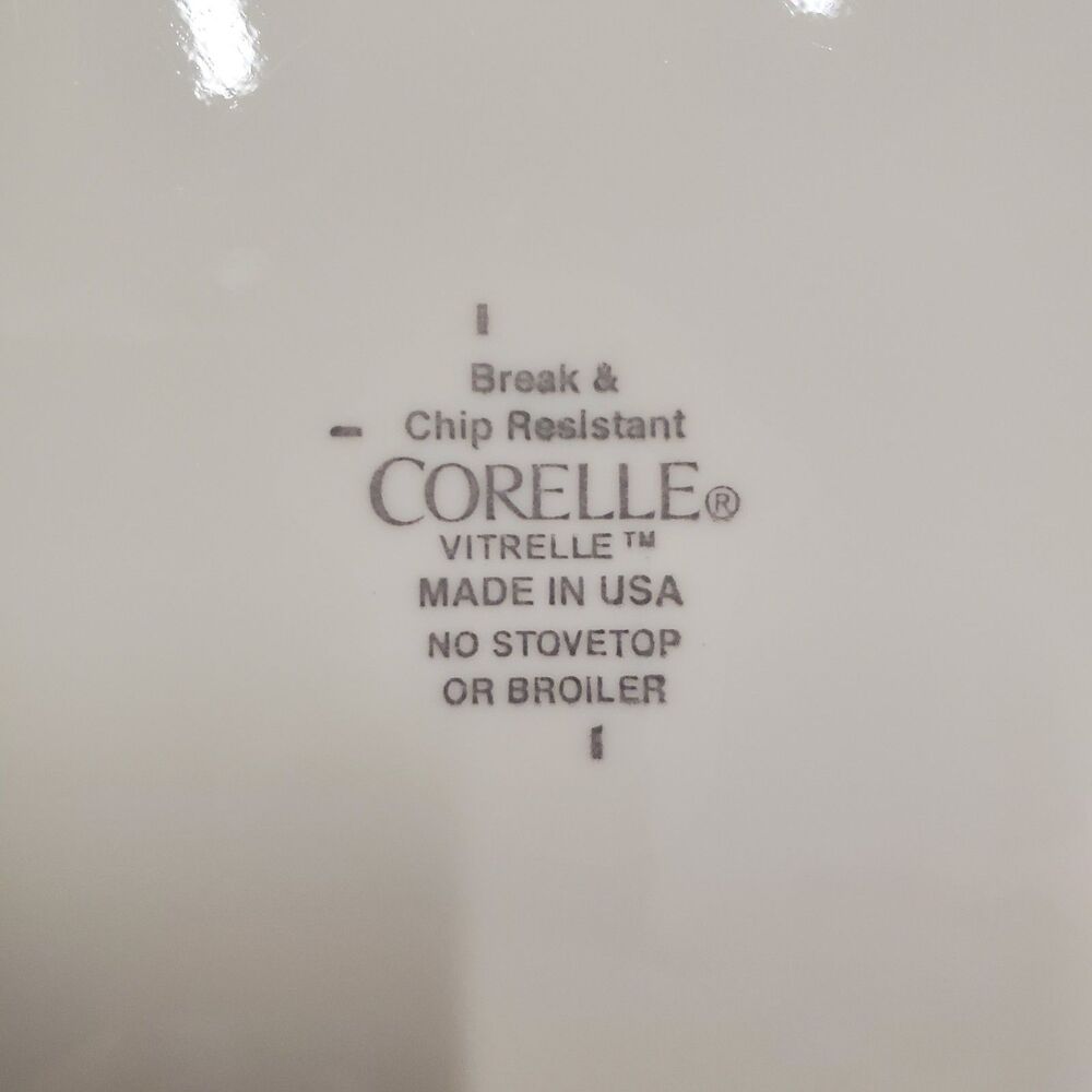 SET OF 4 - CORNING CORELLE - TEXTURED LEAVES - 8.5" SOUP PASTA BOWLS - EUC - Picture 4 of 12
